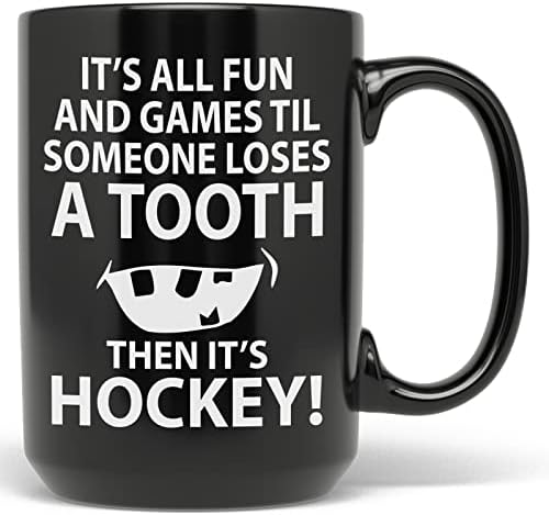 Pixidoodle All Diverty and Games Hockey Player Caneca de café