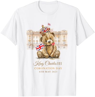 T-shirt de coroação do rei Charles III