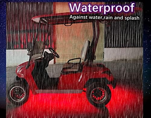 Dr.Acceces Golf Cart LED LED LIGHT KIT Golf Cart Underglow Neon Iluminação para Ezgo Club Car Yamaha, 27 modos Iluminação