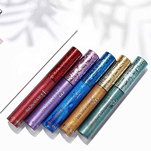 Haleshadows Kisshine Shimmer Purple Liquid Eye Shadow High Pigmment Eyeshadow Party Cosmetics Presente para mulheres e meninas