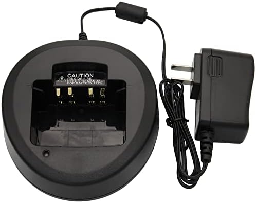 Karier CD-58 Carregador de mesa compatível para rádios de vértice VX-231 VX-261 VX-351 VX-354 VX-450 VX-451 VX-454 VX-459 EVX-531
