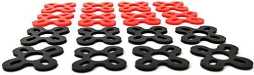 EUDAX 16 PCS Motor Spacer Spacer Absorvedor Alma de amortecedor Vibração de amortecimento Material de silicone para Racing FPV 22xx