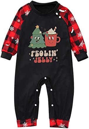 Pijama da família Sleepwear roupas de natal combinando roupas, pijamas de Natal correspondentes a PJs de Natal para a família