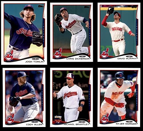 2014 Topps Update Cleveland Indians quase completo conjunto de equipes Cleveland Indians NM/MT Indians