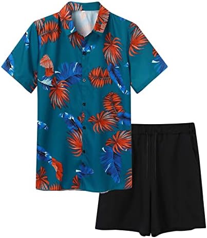 Camisetas de verão bmisegm para homens masculinos de verão lazer Havaí Holiday Holiday Beach Digital 3D Men