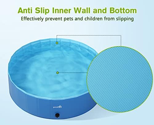 Piscina de cães peças dobráveis ​​e portáteis piscina infantil dura PVC, piscina multifuncional para piscina para cães, banheira