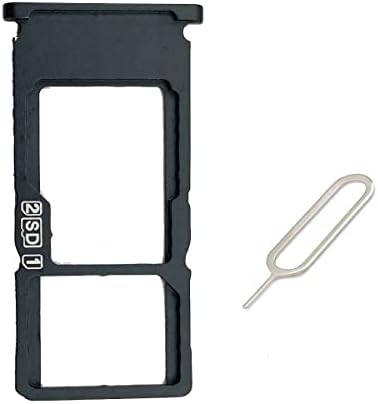 Para Nokia X100 SIM Card Bandejando e Micro SD SIM SIM Holder Container Part Black