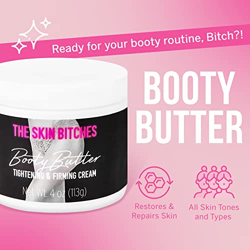 Manteiga de booty para um corpo hidratante, nádegas, coxas e quadris-pós-balanço ou massagem firmemente, tonificação e creme