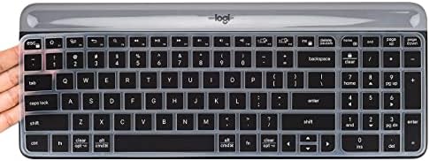 Tampa do teclado para Logitech Mk470 & Logitech K580 Cappa do teclado Skin para Logitech Mk470 K580 Tampa sem fio Tampa de teclado Protetor de pele, acessórios Logitech Mk470 K580, Limpo