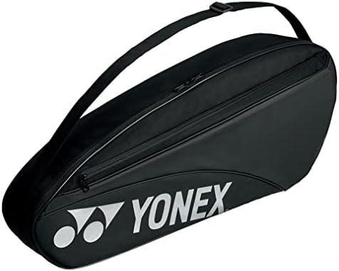 Bolsa de tênis de raquete de equipe Yonex 3 pacote preto