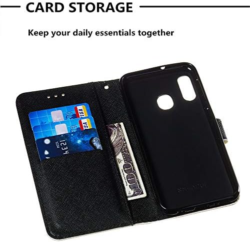 Isadenser LG Stylo 5 Case LG Stylo 5 Caso flip elegante para mulheres femininas [Stand da carteira] Cartões de crédito Kickstand