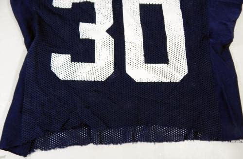 2018 Dallas Cowboys Anthony Brown #30 Jogo emitido na Marinha Jersey 46 543 - Jerseys não assinados da NFL usada