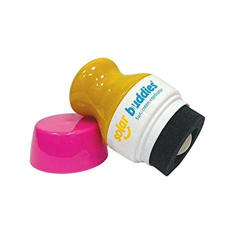 Buddies solares cor -de -rosa triplos Roll reabastecido em aplicador de esponja para crianças, adultos, famílias, tamanho de