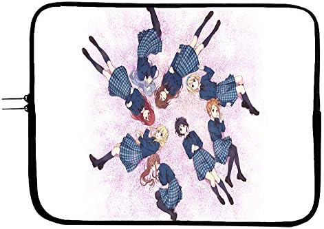Caixa de manga de laptop de 22/7 de anime, capa de comprimido de manga de laptop mangá, protetor de dispositivo de laptop de anime impressionante, protetor de dispositivo almofadado