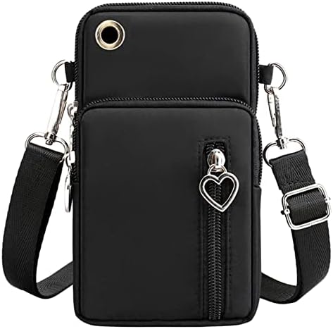 Fashion Ladies fone de fone de ouvido zíper bolsa de bolsa de bolsa de bolsa para celular Mensageiro e bolsas de ombro