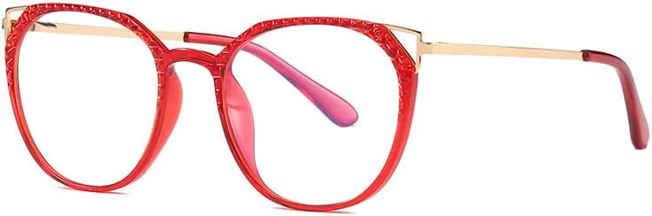 Óculos de leitura de olho de gato resio para mulheres de mola de mola de metal quadrado leitores feitos à mão transparente vermelho