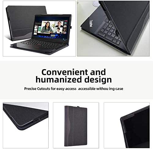 Tampa do laptop para Lenovo ThinkPad X1 Carbon Gen 9 14 ThinkPad X1 Carbon Gen 10 2022 Caso de bolso interno de couro