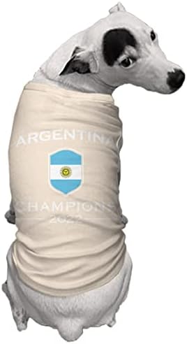Campeões da Argentina 2022 - Camisa de cão de futebol de futebol