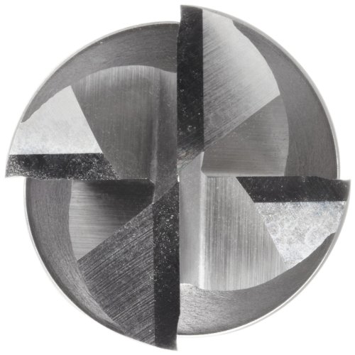 Melin Tool CC-E Cobalt Steel Square Nariz Fim Mill, Shank Weldon, acabamento não revestido, hélice de 30 graus, 4 flautas, comprimento total de 3,5000 , 0,2813 diâmetro de corte, 0,3750 Diâmetro do haste de haste
