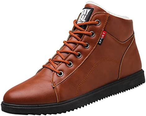 Botas de trabalho para homens de top top top redonda de cabeça respirável diariamente sapatos masculinos de homens masculinos