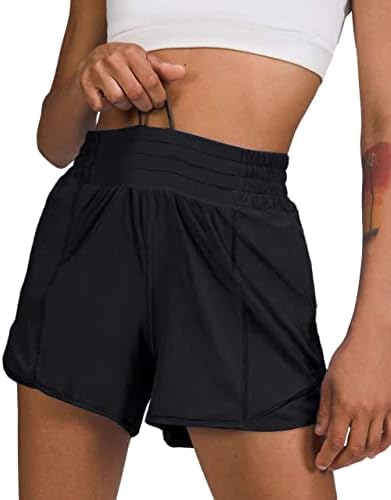 YIDEDE WOMENS BIKER GYM GYM SHORTS HIGH SUBILAÇÃO ELÁSTICA ELÁSTICA CORTES ATLETÍFICOS SHORTS SHORTS DO SECO PARA MULHERES