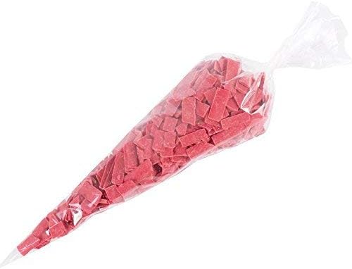 Yolli Small Cone Bags x 50 Clear Plastic Gift Candy Funfair