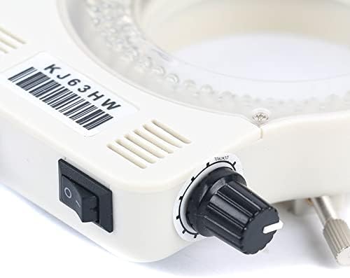 Acessórios para microscópio Ajuste a indústria ajustável estéreo trinocular Ring Illuminator Lamp Labor