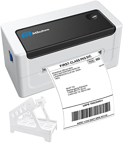 Impressora de etiqueta de transporte marco, impressora de etiqueta térmica de desktop 4x6 para pacotes de remessa para pequenas empresas, compatíveis com USPS, FedEx, Etsy, Shopify, eBay, , Windows compatíveis e Mac