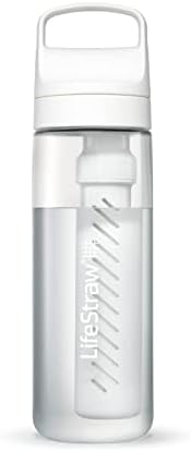 Série Lifestraw Go-garrafa de filtro de água sem BPA para viagens e uso diário remove bactérias, parasitas e microplásticos, melhora
