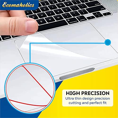 Laptop Ecomaholics Touch Pad Protetor Protector para Dell Vostro 7510 Laptop de 15,6 polegadas, Transparente Track Pad Protector