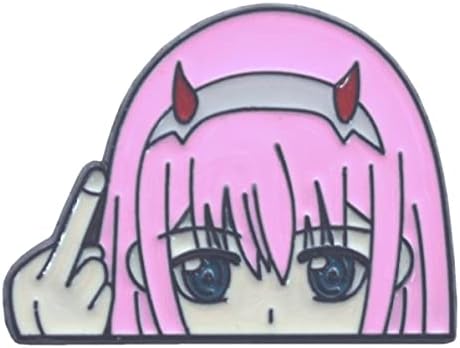 Amasukami Anime Personagens Strelizia Badge Hiro Badge Zero Two Badge B