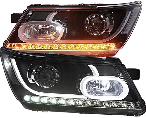 Ano genérico de 2009 a 2014 para Dodge Journey JCUV Fiat Freemement Led Strip lumbo com lâmpadas de xenônio HID LF