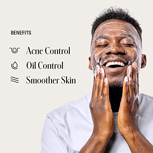 Cleanser de face sensível à pele geologie 2-PACK | Lavagem diária de rosto livre de fragrâncias para a pele sensível que tira