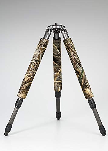 Lenscoat Realtree Max5 Câmera de neoprene Legcoat 190mf3 Proteção à capa da perna do tripé, camuflagem