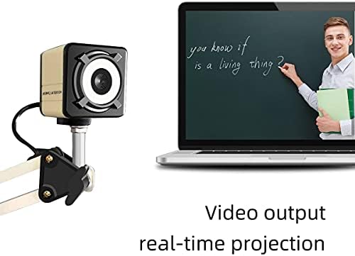 13 MP Câmera de documentos USB para professores, captura 4K Ultra de alta definição A3, com luz suplementar LED de modo duplo e foco automático, Web para ensino à distância, trabalho remoto, sala de aula em tempo real em tempo real