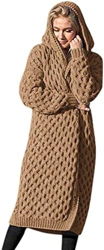Túnica de manga longa minge trabalho feminino de natal túnica waffle túnica confortável com boné conforto sólido