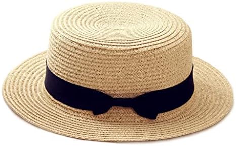 WYFDP SUMMER PAI-MEIRO-CRIANÇA CHAPE DE PRAIA CASUAL PANAMA HAPELO MULHERM MULHERAS BRIM BRIM BOWNOT STAW Cap Girls Sun Hat Sun
