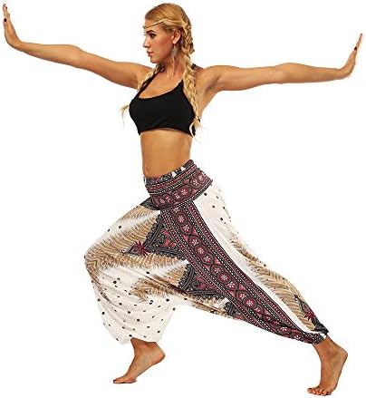 Calça feminina de honprad cintura elástica com bolsos calças de ioga para meninas adolescentes 12 calças casuais de verão