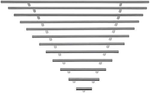 Pacote 25 - Pandora - aço inoxidável Pull Mandle para gaveta Hardware de armário de cozinha - 24 polegadas