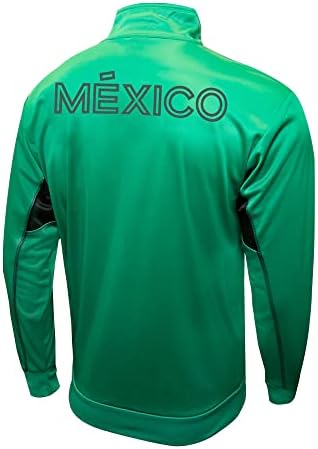 O ICON Sports licenciou oficialmente o México National Soccer Team Adult Full Zip Track Jacket