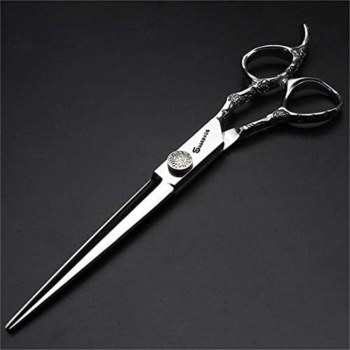 Scissors de corte de cabelo profissional XJPB Junta com tesoura de aço inoxidável de Rose Pattern 6.0 polegadas para barbeiro/salão/casa/homens/mulheres/crianças