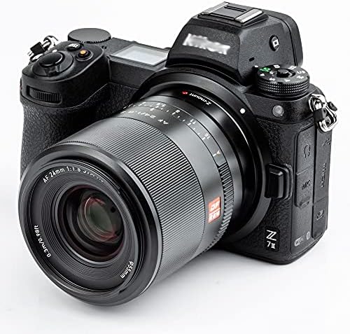 Viltrox 24mm f/1.8 F1.8 Lente de montagem em quadro total Z, lente Prime Auto Focus Prime para Nikon Z Mount Camera Z6 II Z7 Z7 II Z50 Z5