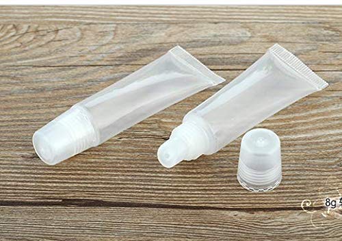 Woiwo 10 peças 8 ml mini tubos de baleques de brilho vazio de brilho