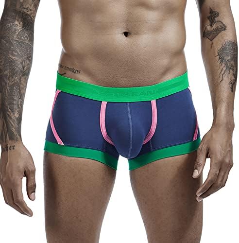 Boxers para homens calcinhas de moda combinando calças de impressão masculina pijamas coloras leggings casuais casuais pacote de