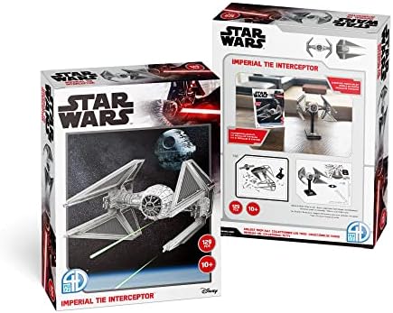 Jogos universitários Kit de modelo de Tie Star Wars Tie Interceptor, Gray, U08518