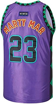 Jiuxiemaoyi Martin #23 Marty Mar de 1992 Jersey de Basketball Jersey Stitched