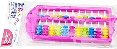 PULABO Interessante brinquedo Abacus Soroban BOY Toy colorido 11 hastes chineses Abacus Soroban Math Learning Learning Education