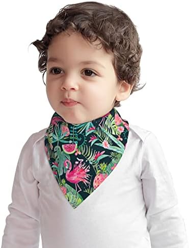 Babador de algodão augenstern Bibs tropicais de verão flamingo floral bandana babador babador de dentição