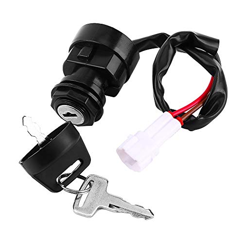 2 pinos de motocicleta ATV Ignition Key Switch Motorcycle Ignition com chave para Yamaha YFM 350 Bruin 660R 700R Raptor 350x