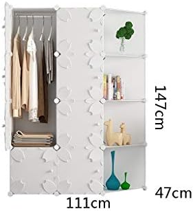 Organizador do armário -, armário de guarda -roupa modular para organizadores de roupas de pano de plástico de quarto adolescente 111